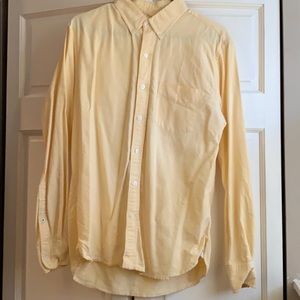 Men’s Bonobos Solid Yellow Casual Button Down